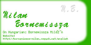 milan bornemissza business card